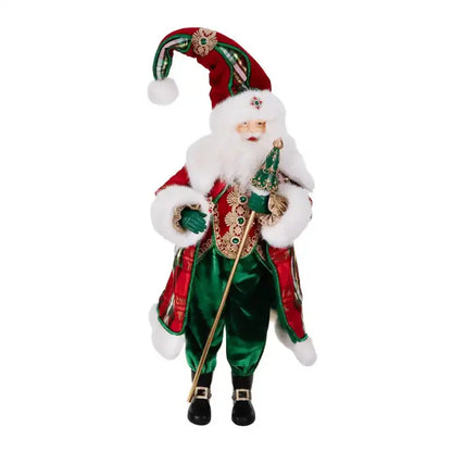 Babbo Natale tartan 98cm