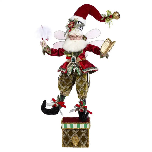 Elfo Natalizio con Penna e Pergamena