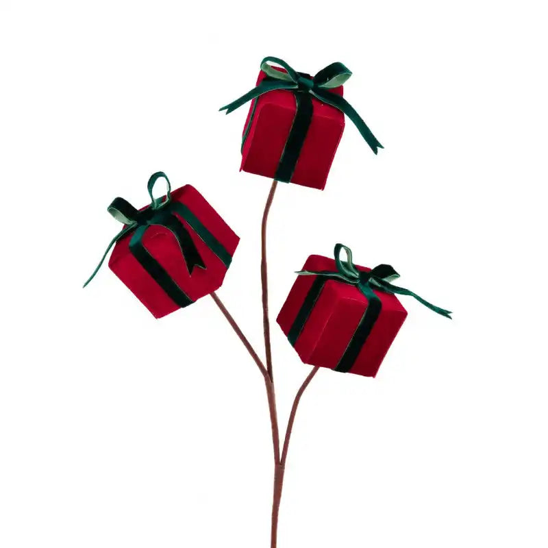 Ramo natalizio con pacchetti regalo – 60 cm