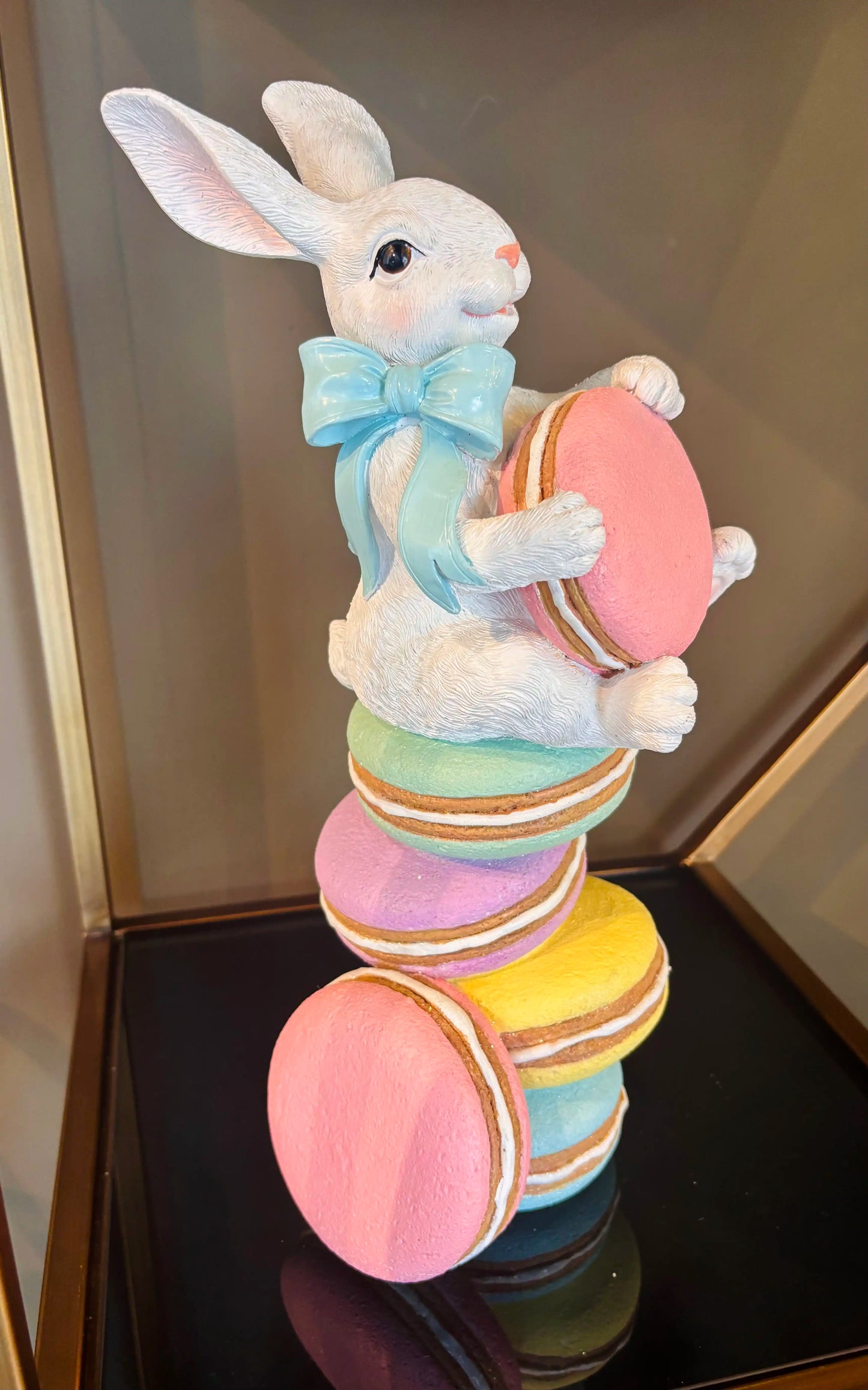 Coniglio su macaron 37,5cm
