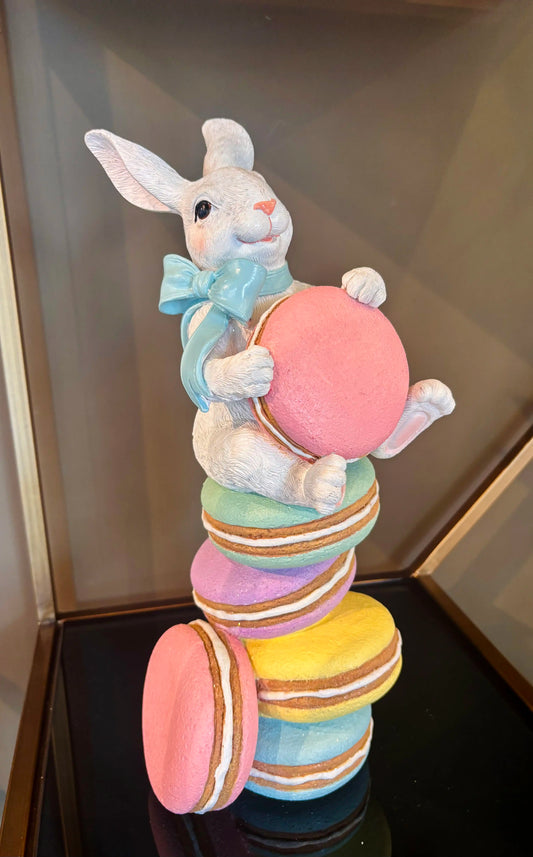 Coniglio su macaron 37,5cm