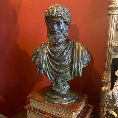 Busto In Bronzo Marco Aurelio