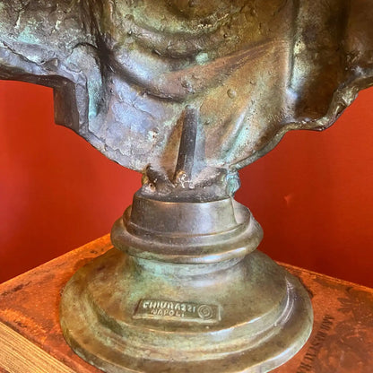 Busto In Bronzo Marco Aurelio