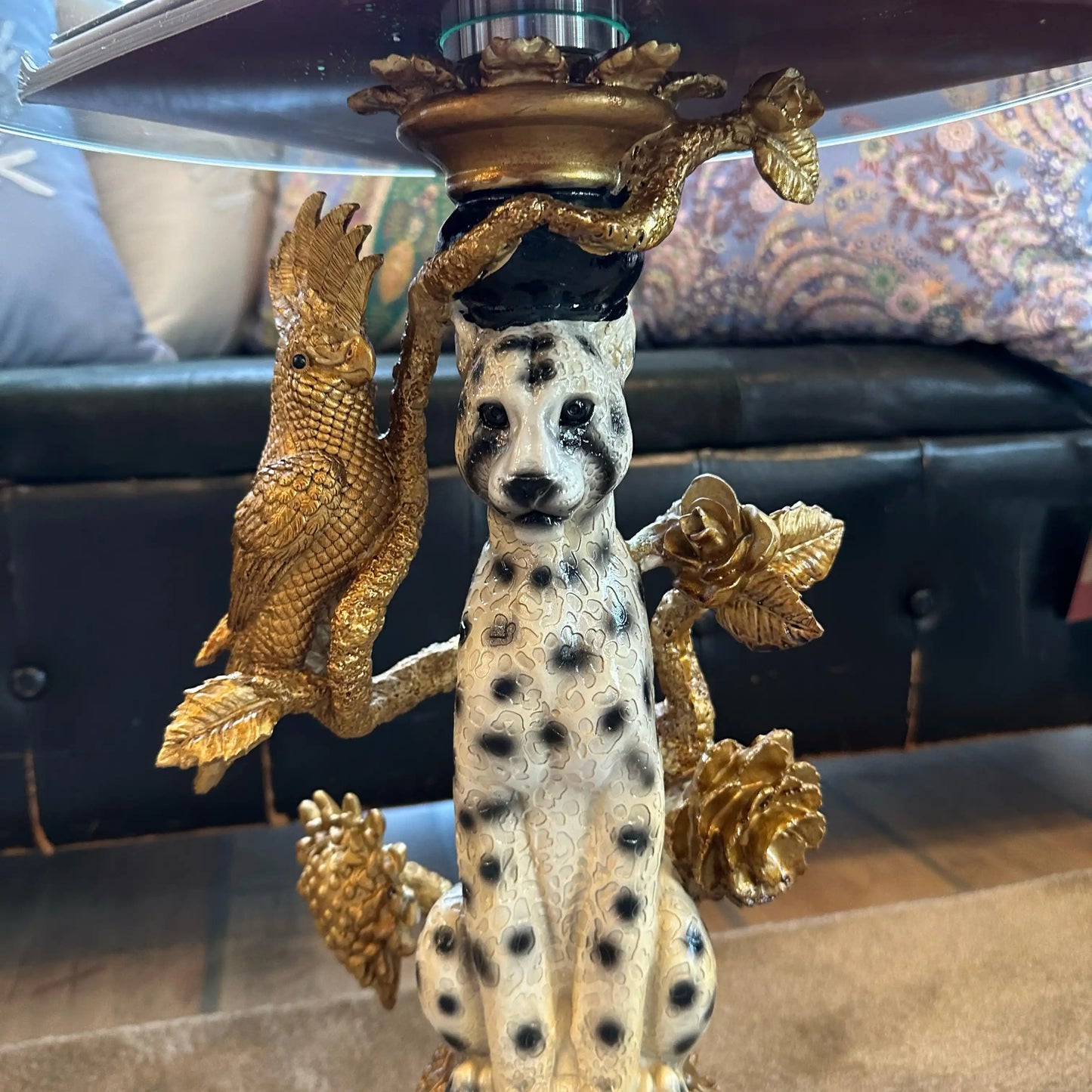 Tavolino Leopardo regale