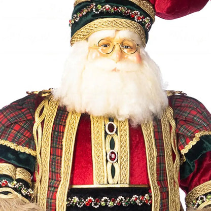 Babbo Natale Tartan 76cm