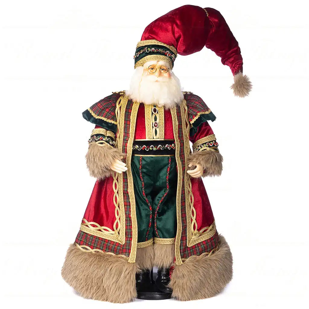 Babbo Natale Tartan 76cm