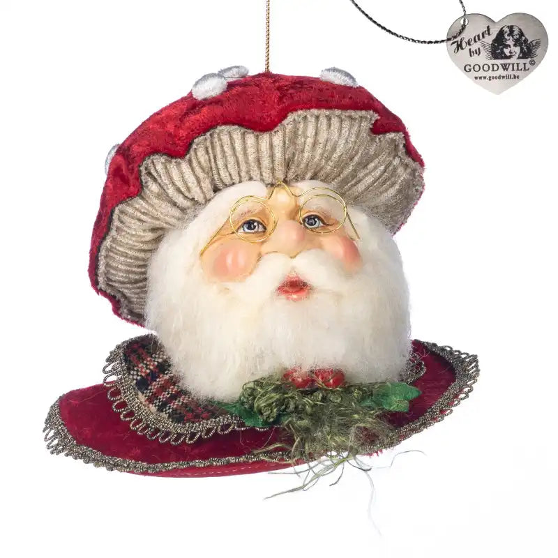 Decorazione Babbo Natale Bosco 25CM