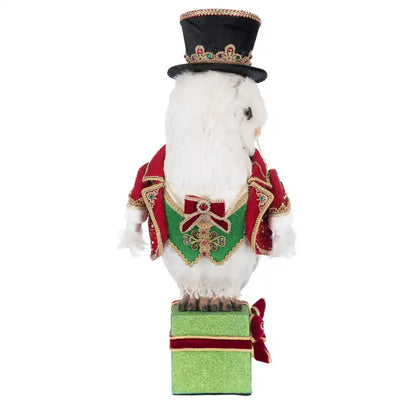 Palla di Natale gufo da tavolo