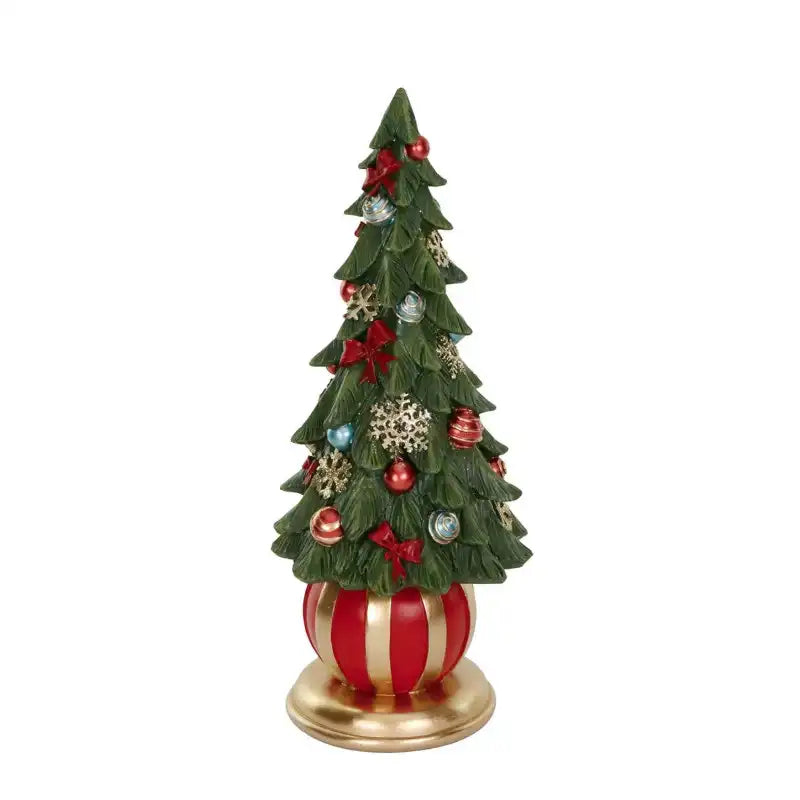 Albero di natale in vaso a sfera 38,5 CM