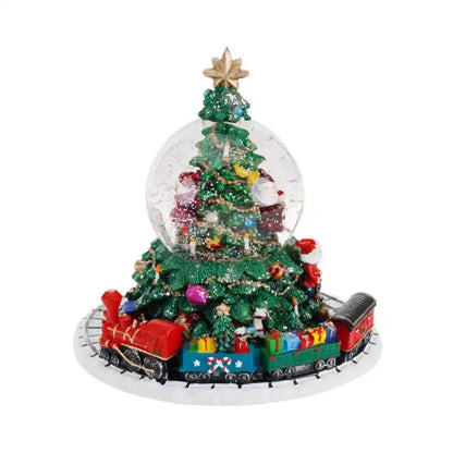 Carillon natalizio decorativo con albero di Natale 18cm