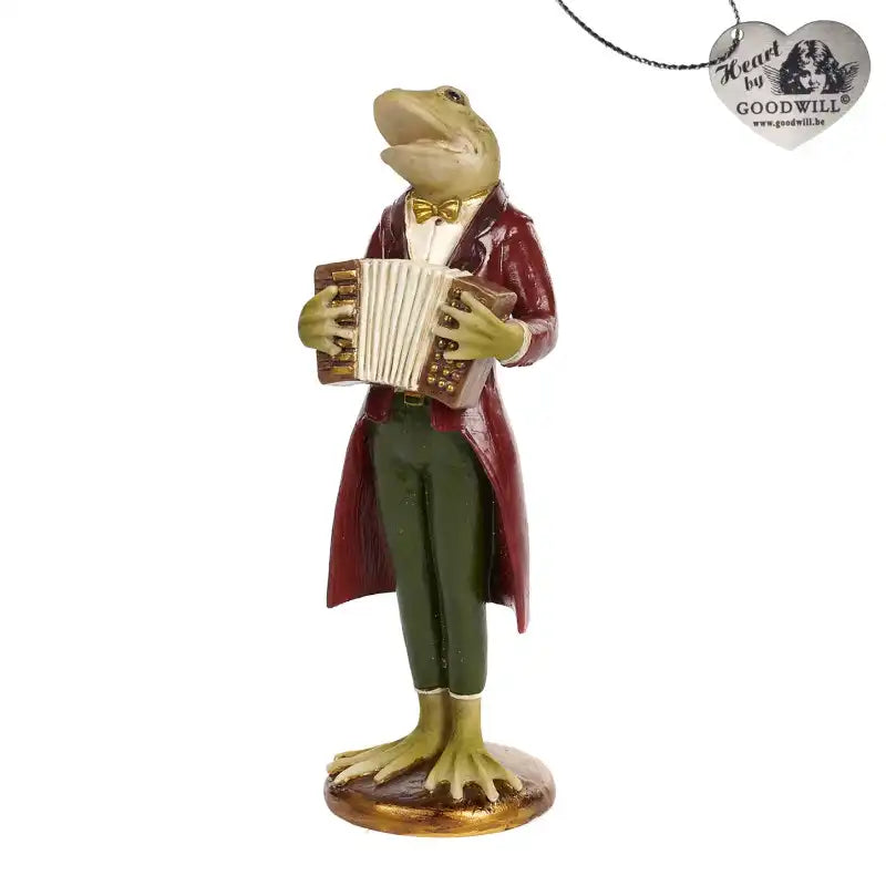 Ranocchio con fisarmonica 20,5CM