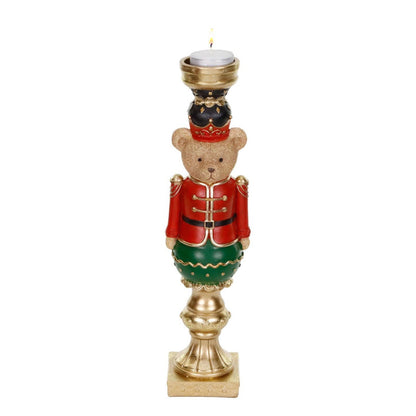 Portacandele orso 31,5CM