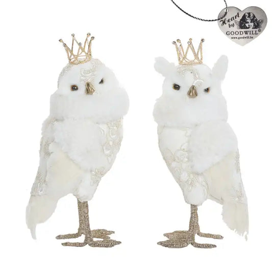 Coppia Di Gufi  37cm