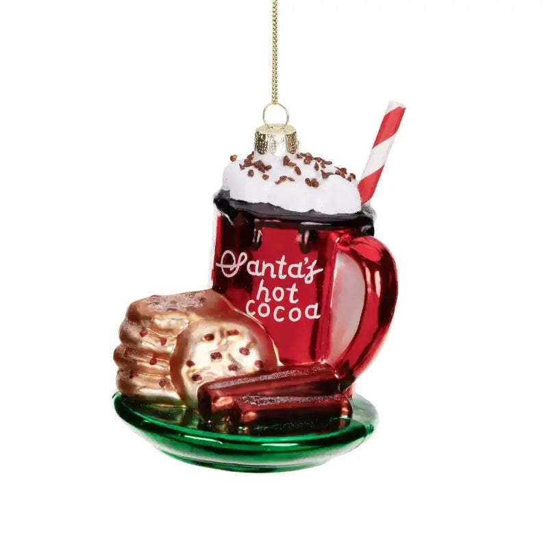 Decoro "Tazza"  in vetro – 11,5 cm