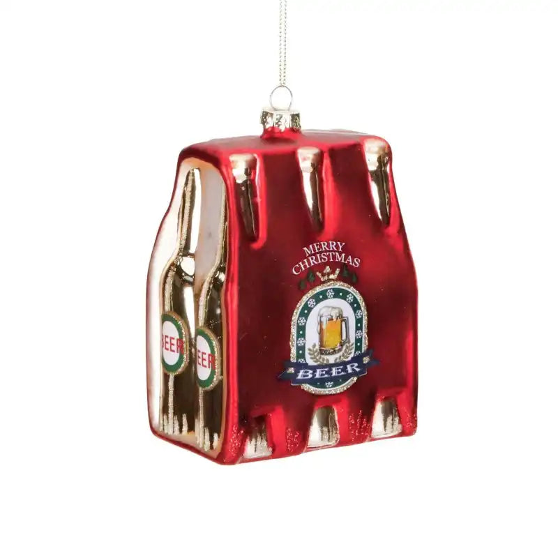 Decorazione natalizia Pack 6 Birre – 11 cm