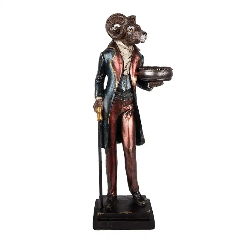 Statuetta Porta Candela 35cm