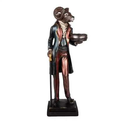 Statuetta Porta Candela 35cm