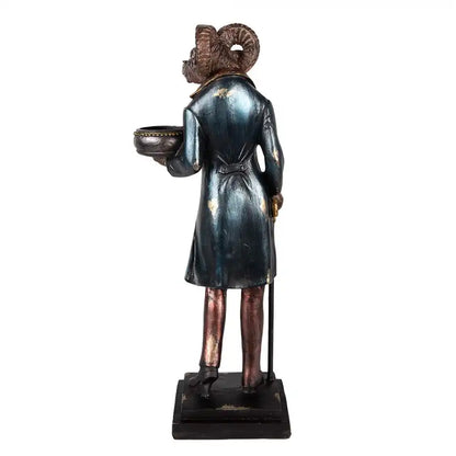 Statuetta Porta Candela 35cm