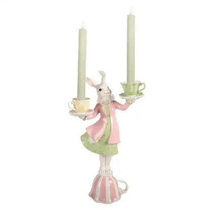 Coniglietta Portacandele  41 cm