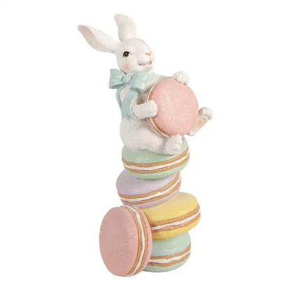 Coniglio su macaron 37,5cm