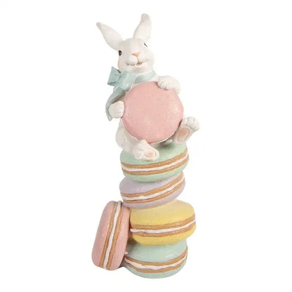 Coniglio su macaron 37,5cm