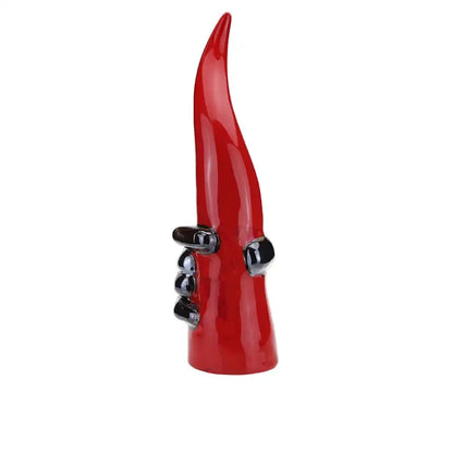 Corno Mano-Corna in Terracotta h 32