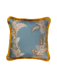 Cuscino Pegaso in cotone con ricamo