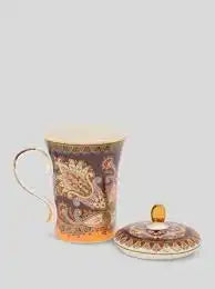 Tazza in porcellana ETRO con coperchio 17cm