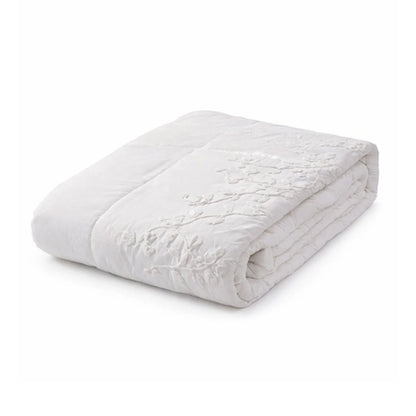 Quilt con ricamo Biancheria Fleur Des Bois Quilt Mastro Raphael 270x270cm
