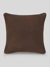 Cuscino ETRO in velluto e pelle con motivo arnica 45 x 45cm