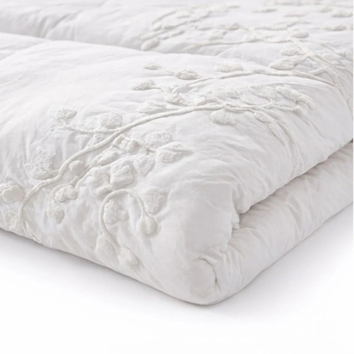 Quilt con ricamo Biancheria Fleur Des Bois Quilt Mastro Raphael 270x270cm