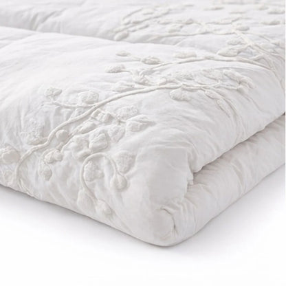 Quilt con ricamo Biancheria Fleur Des Bois Quilt Mastro Raphael 270x270cm
