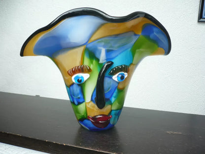 Vaso in cristallo "VISO" 29cm