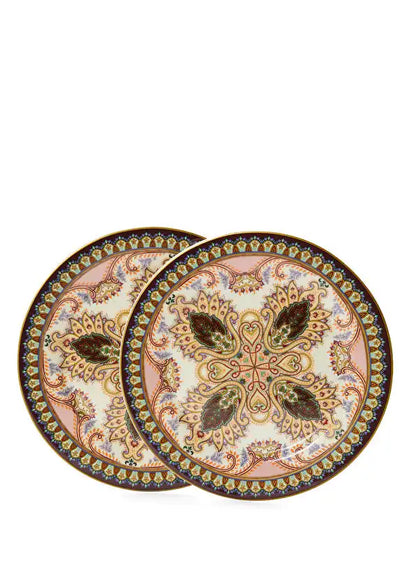Set di 2 piatti decorativi ETRO in porcellana Thistle Lilac